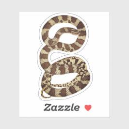 Adesivo Cobra Feliz de Halloween