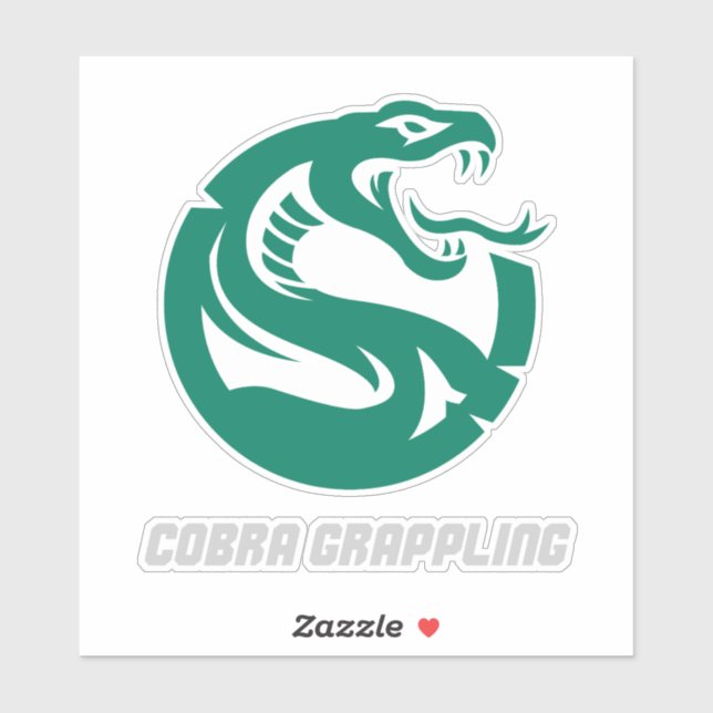Adesivo Cobra Grappling Snake BJJ Training (Folha)