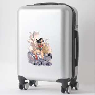 Adesivo Cobrir de banda desenhada da Mulher Maravilha nº 