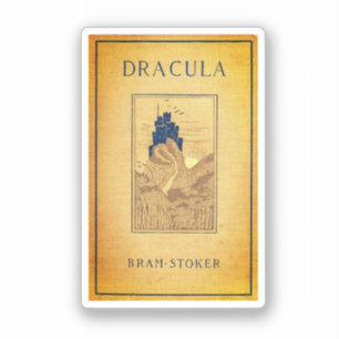 Adesivo Cobrir Drácula do primeiro Ed Americano. (1899)
