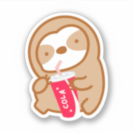 Adesivo Coca-Cola Soda Sloth