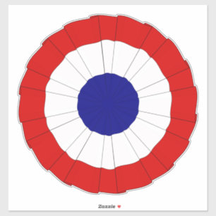 Adesivo Cockade Nacional da França