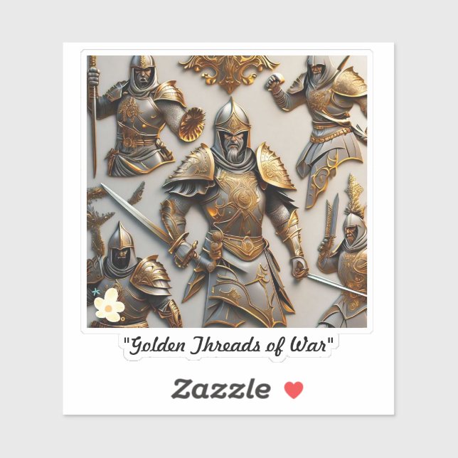 Adesivo Código do Guerreiro (Folha)