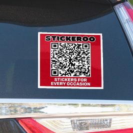 Adesivo Código QR de promoção comercial personalizável ade