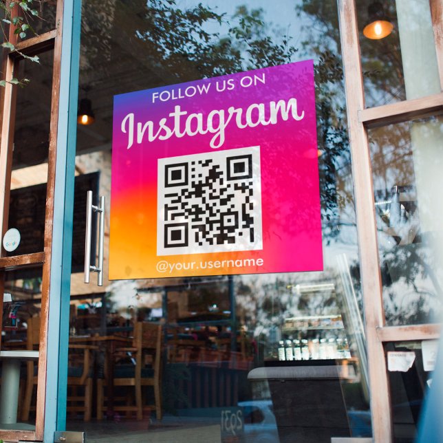 Adesivo Código QR do Instagram (Criador carregado)