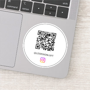 Adesivo Código QR do Instagram personalizado INSTAGRAM Míd