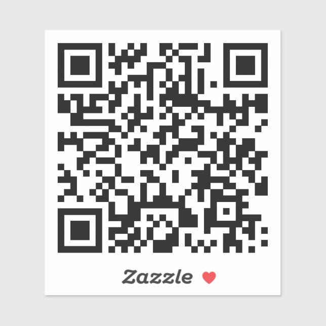 Adesivo Código QR do Promocional personalizado (Folha)