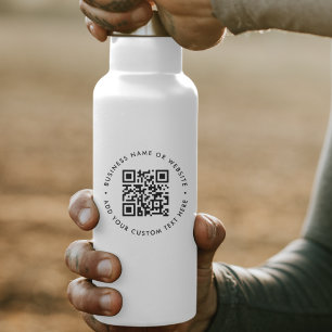 Adesivo Código QR Garrafa de água mínima da marca profi