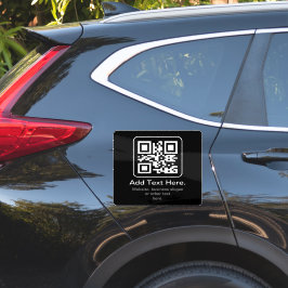 Adesivo Código QR Modern Escaneável | Preto Branco & Cinza