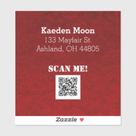 Adesivo Código QR personalizado