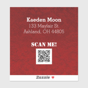 Adesivo Código QR personalizado