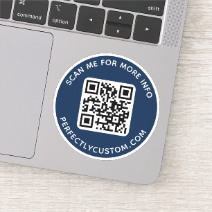 Adesivo Código QR personalizado Procurar mais informações