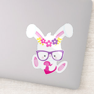 Adesivo Coelhinho dia de os namorados, Coelhinho Branco, C