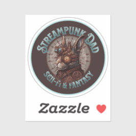 Adesivo Coelho Pai Steampunk