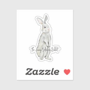 Adesivo Coelho veludo engraçado