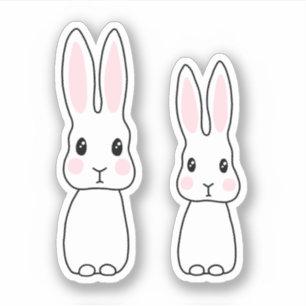 Adesivo Coelhos bonitos