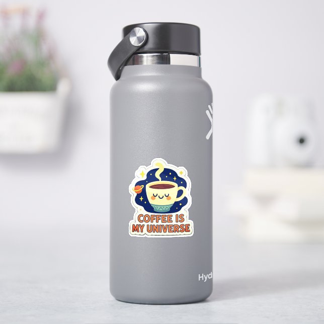 Adesivo Coffee Is My Universe – Funny Cosmic Coffee Lover  (HidroFlask)