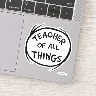 Adesivo Coisa Dois - Professor de todas as coisas