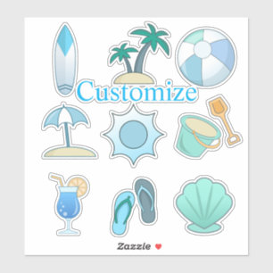 Adesivo Coisas da vida na praia Thunder_Cove