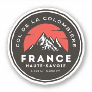 Adesivo col de la colombière,Alpes francesas
