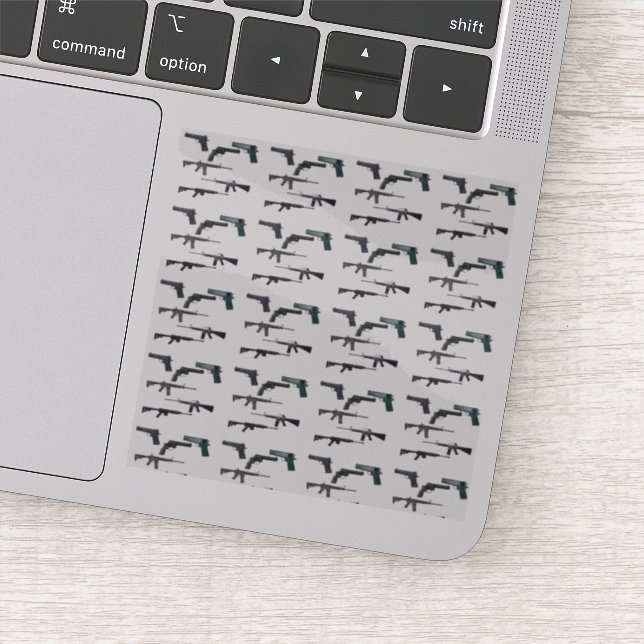 Adesivo Colagem de Armas (Detalhe)