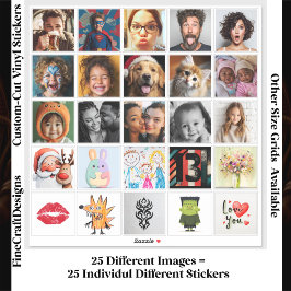 Adesivo Colagem de Foto/Imagem Personalizada Individual de
