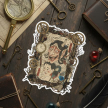 Colagem Gótico Japonês Vintage