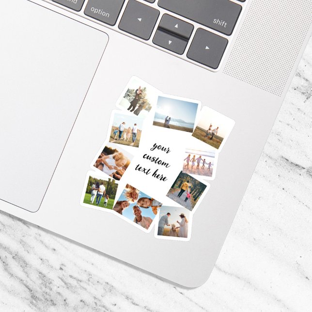 Adesivo Colagem Personalizada de 10 Fotos (Criador carregado)