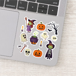 Adesivo Coleção Cartoon Halloween Sticker