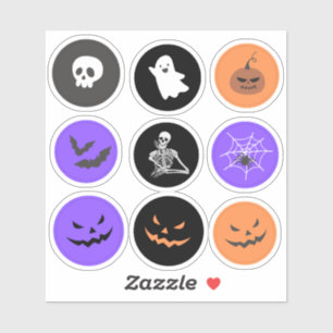 Adesivo Coleção de Cute Halloween Vinyl Cut