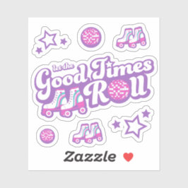 Adesivo Coleção de Disco do Cilindro do Groovy Retro