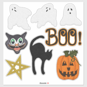Adesivo Coleção de Halloween Feliz