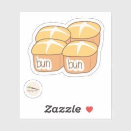Adesivo Coleção de padaria de Bunny - BunBun
