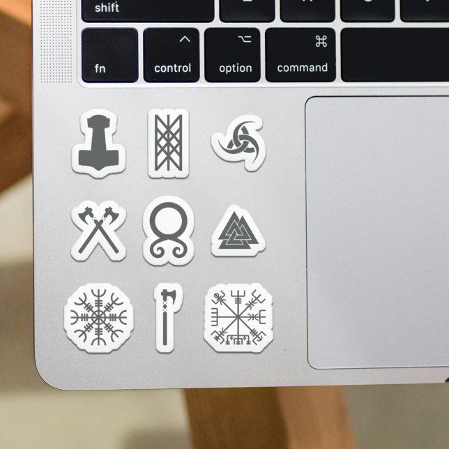 Adesivo Coleção de Símbolos Visuais (Set of Viking Symbols Stickers)