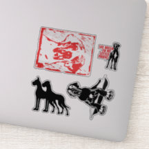 Adesivo Coleção Great Dane de Adesivos para Carros