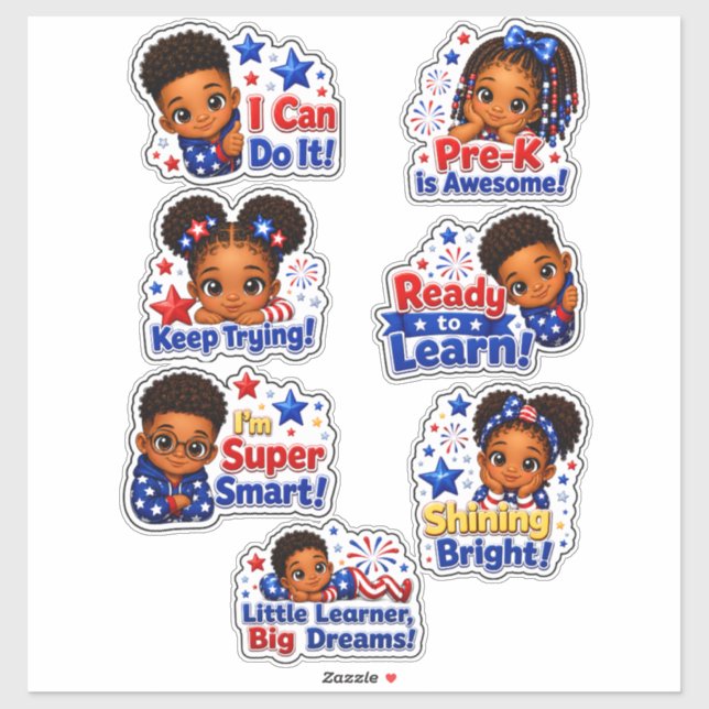 Adesivo Coleção Little Learners Spark & Shine (Folha)
