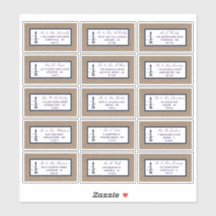 Coleção Náutica De Casamentos De Burlap De Farol