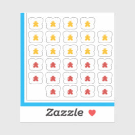 Adesivo Coletes de chá - Anjo de jogos de Conselho