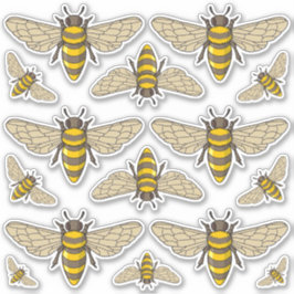 Adesivo Coletor de Ícones de Honeybee