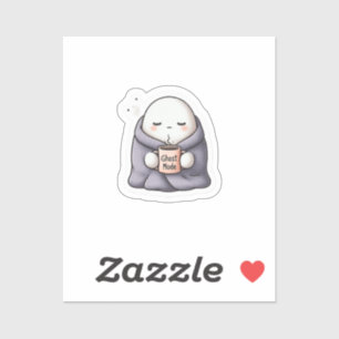 Adesivo Coletor de Modo Ghost Cozy - Fantasma de Cartoon B