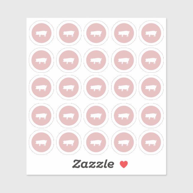 Adesivo Coletor de Pork de Escolha de Refeição (Folha)