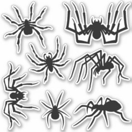 Adesivo Coletor de Silhuetas de Aranha