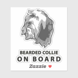 Adesivo Collie no Conselho