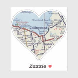 Adesivo Collingwood Ontario Vintage