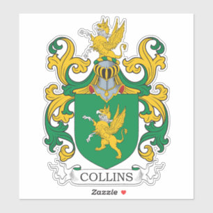 Adesivo Collins Family Crest