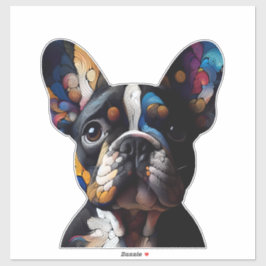 Adesivo Color Theory Frenchie