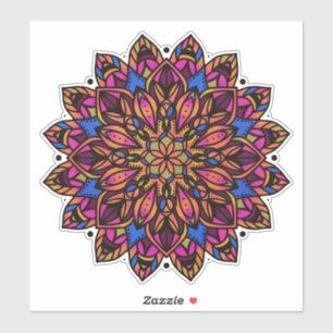 Adesivo Colorir Mandala