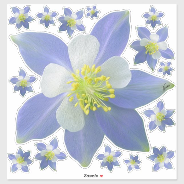 Adesivo Columbina 2 (Folha)