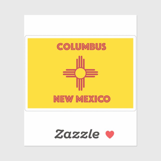 Adesivo Columbus NM (Folha)