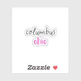Adesivo Columbus Ohio